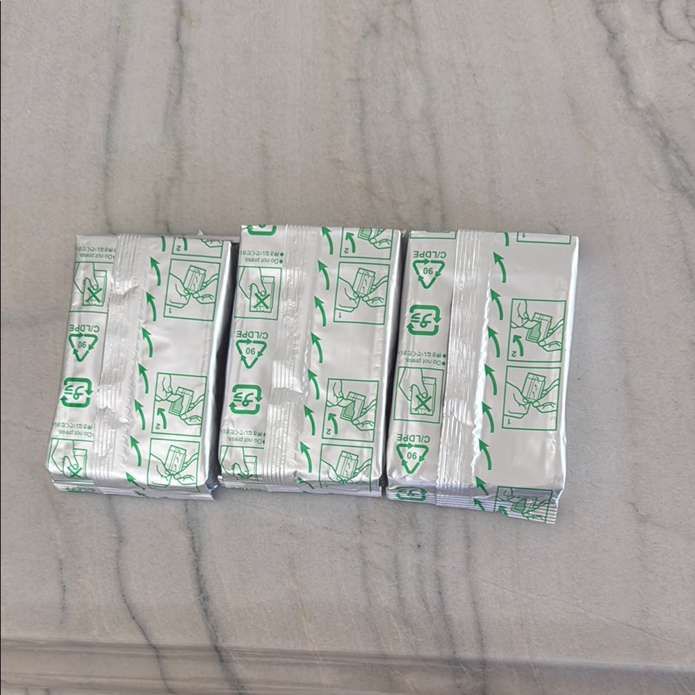 Green and Silver Wrapped Bars